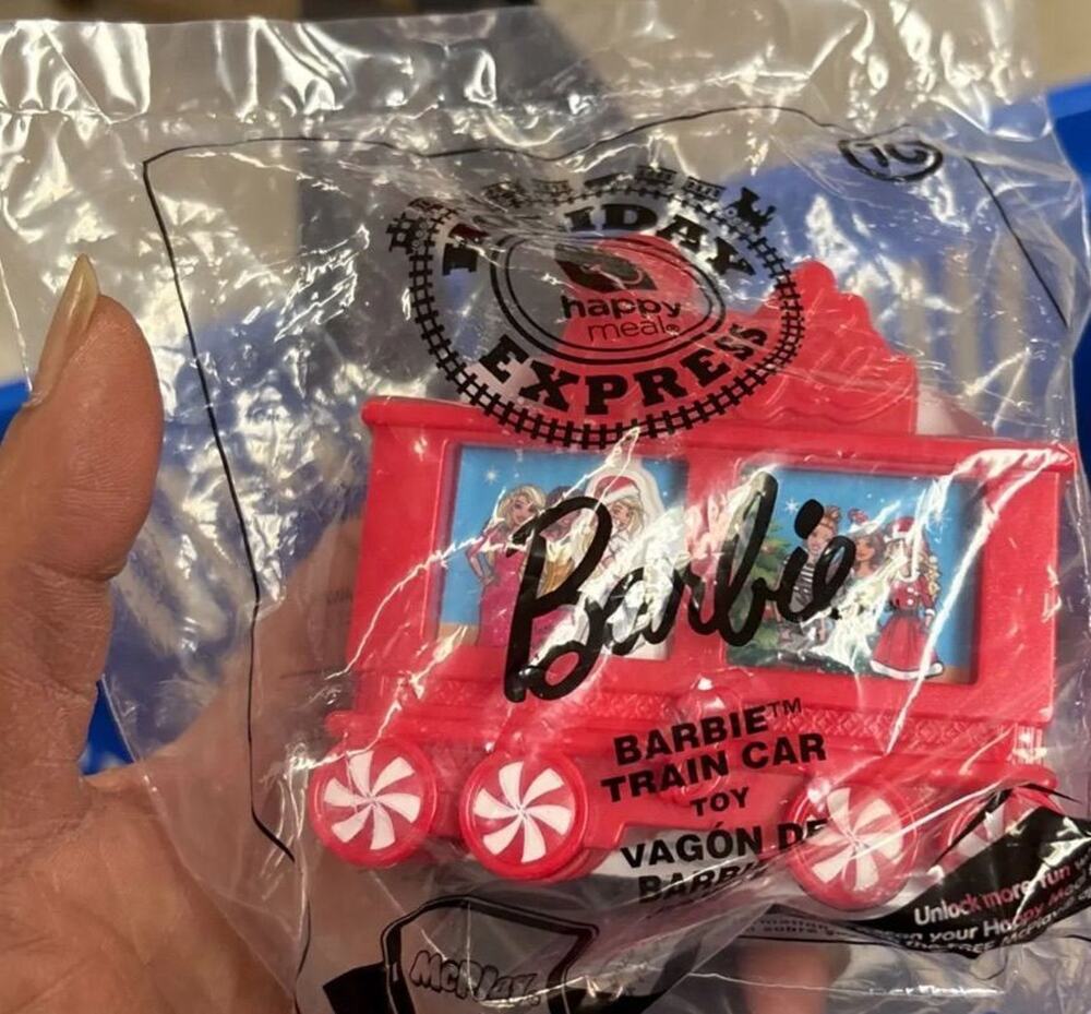 Barbie Train Car Toy from McDonald's Happy Meal